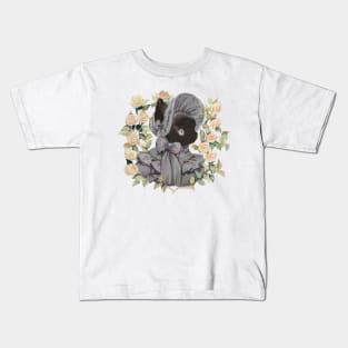 black cat Kids T-Shirt